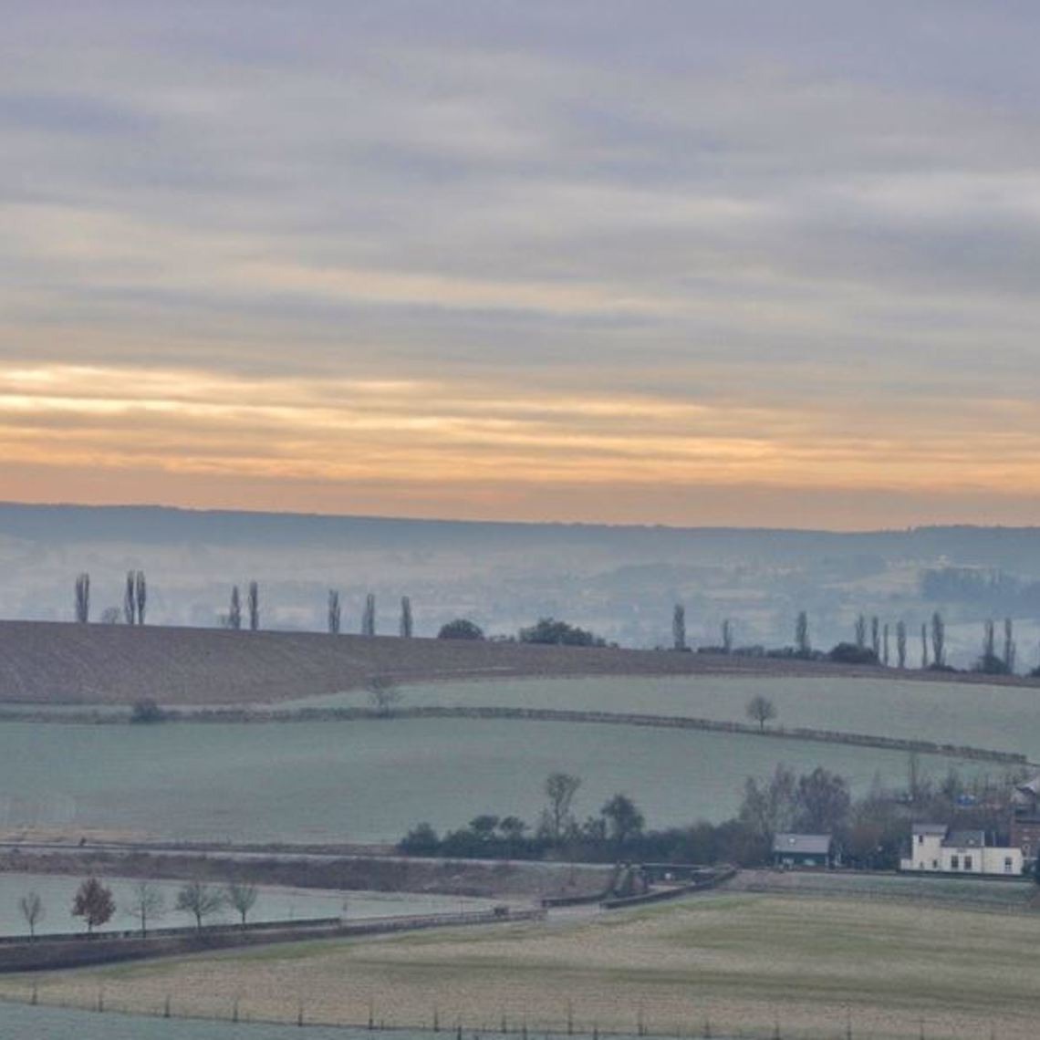 Winterlandschap in Eys