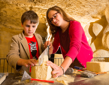 Mergelrijk Mergel Workshop met twee Kinderen