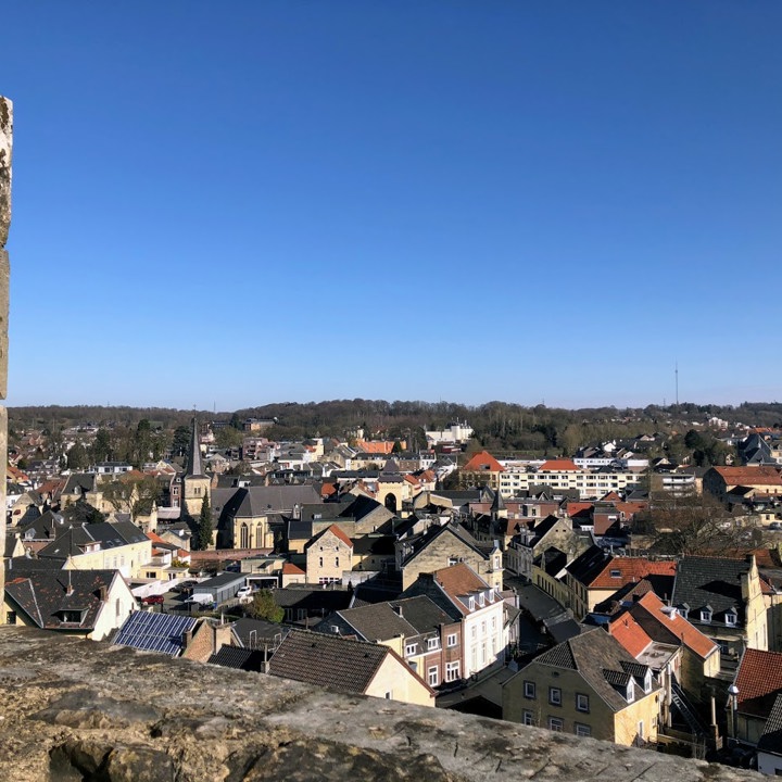 Uitzicht Op Valkenburg Vanaf Kasteel Ruine