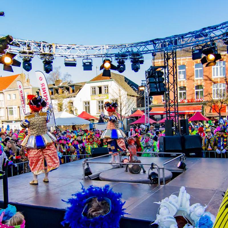 Carnaval Groeëte Gulpener Vastelaoves Finale Podium Met Optreden