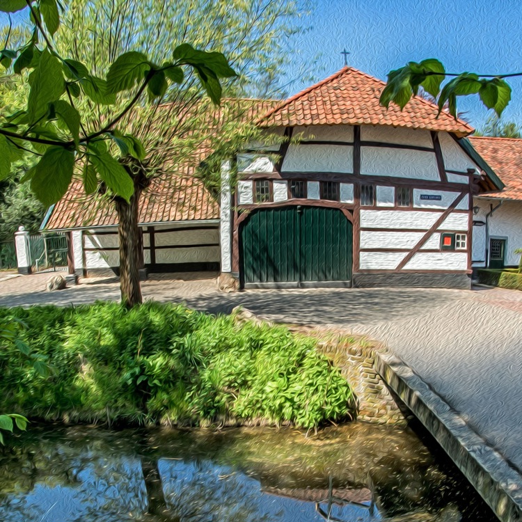 Zicht op de Pater Karel Kapel in Munstergeleen