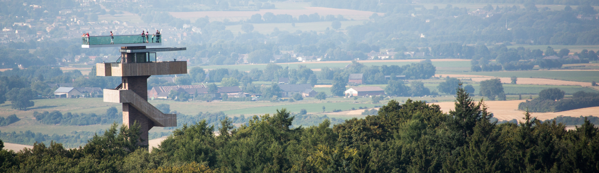 De Skywalk bij het Drielandenpunt te Vaals