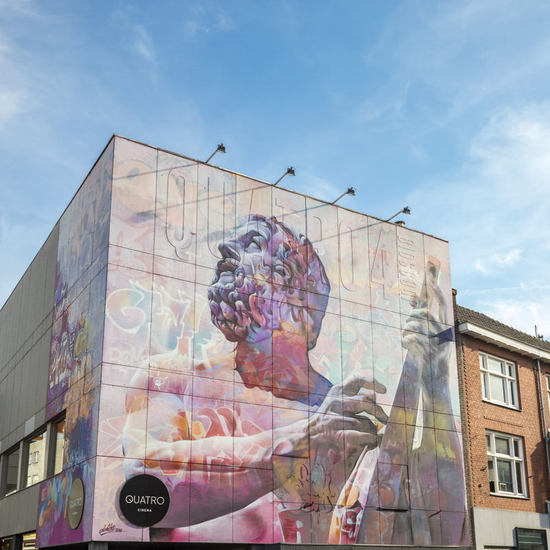 Mural op de Quatro Romeins Kwartier Heerlen