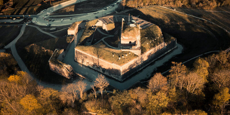 Luchtfoto van Fort Sint Pieter