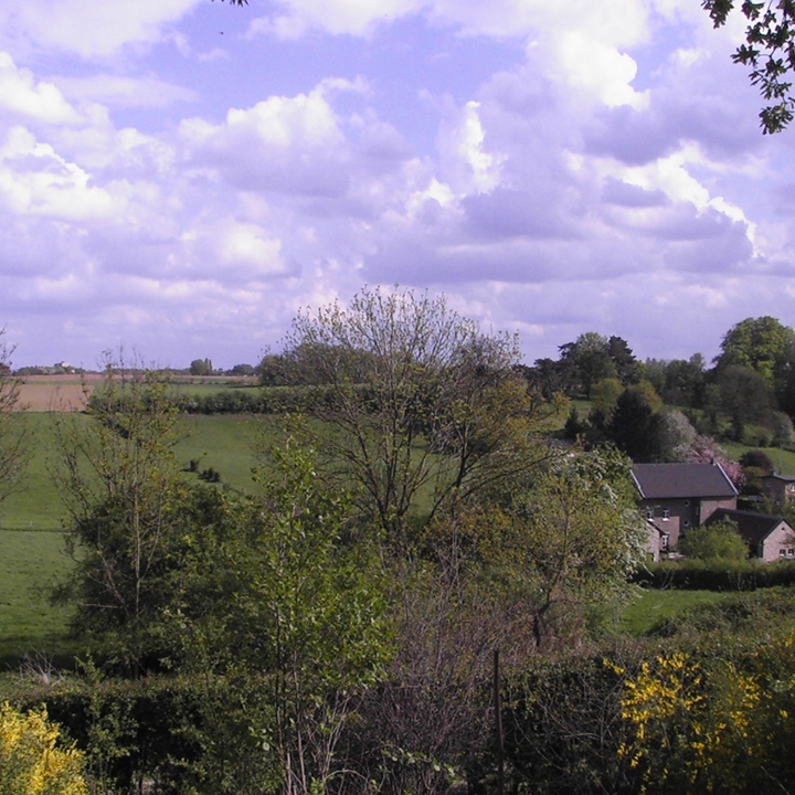 Panoramaroute Schinnen Heuvellandschap Met Huis Op Voorgrond