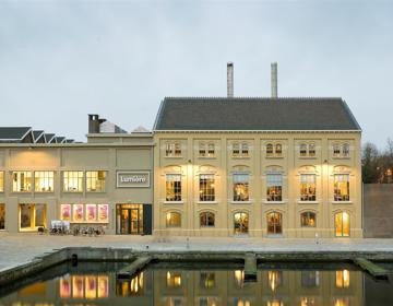 De voorkant van Lumière Cinema in Maastricht