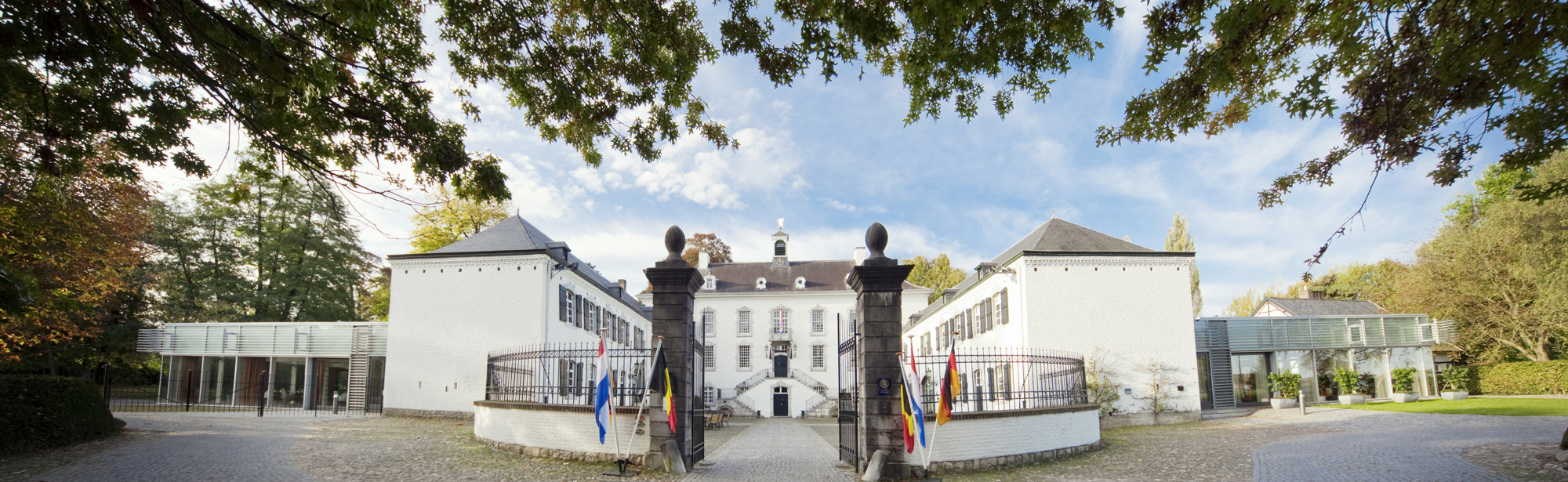 Aanzicht Kasteel Vaalsbroek in Vaals