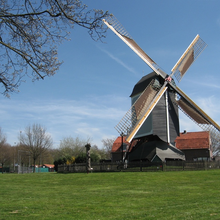 Zicht op Standerd Molen Urmond 