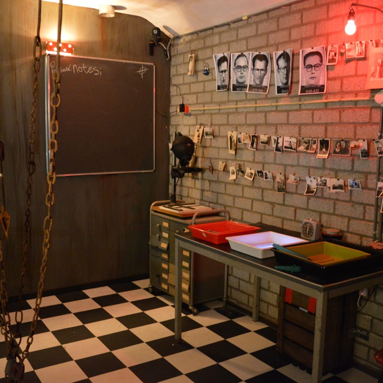 Een escape room kamer van een crimineel bij Mystery House