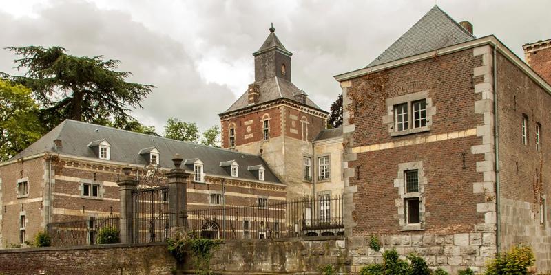 Zicht op Kasteel Borgharen