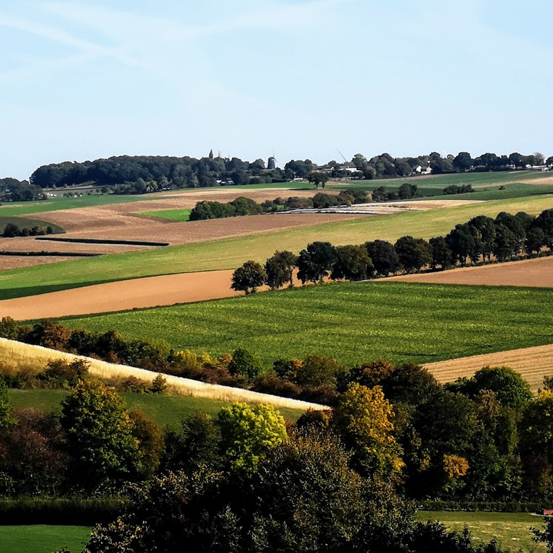 Akkerbouwgebied in het heuvelland Groovypat