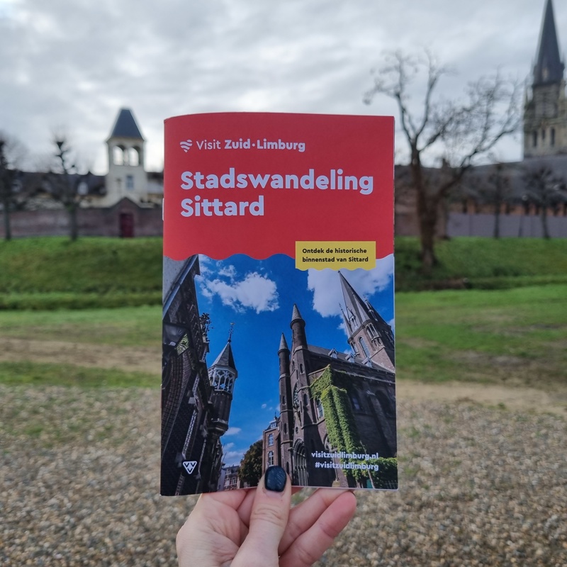 Cover van de brochure Stadswandeling Sittard