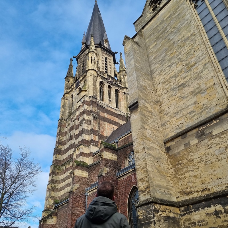 De Sint Petrus kerk in Sittard