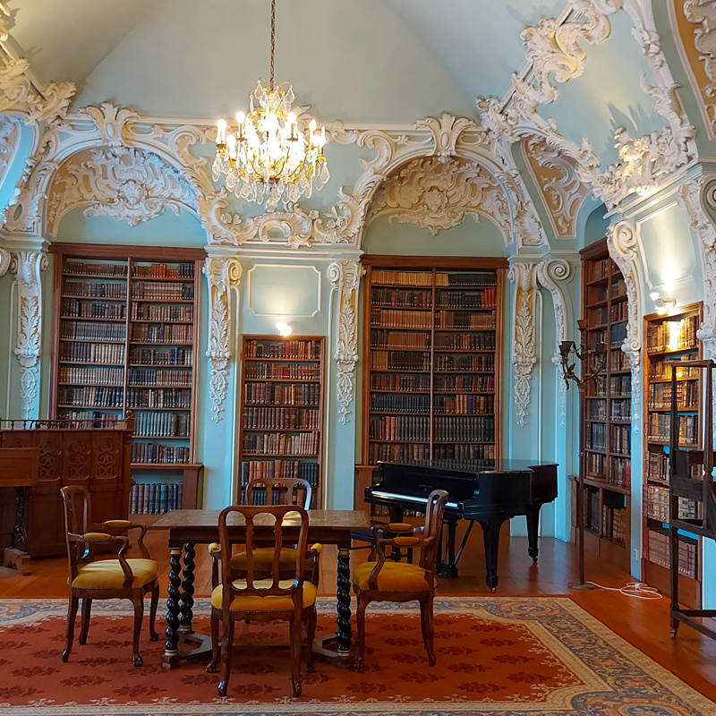 Oude bibliotheek in abdij rolduc