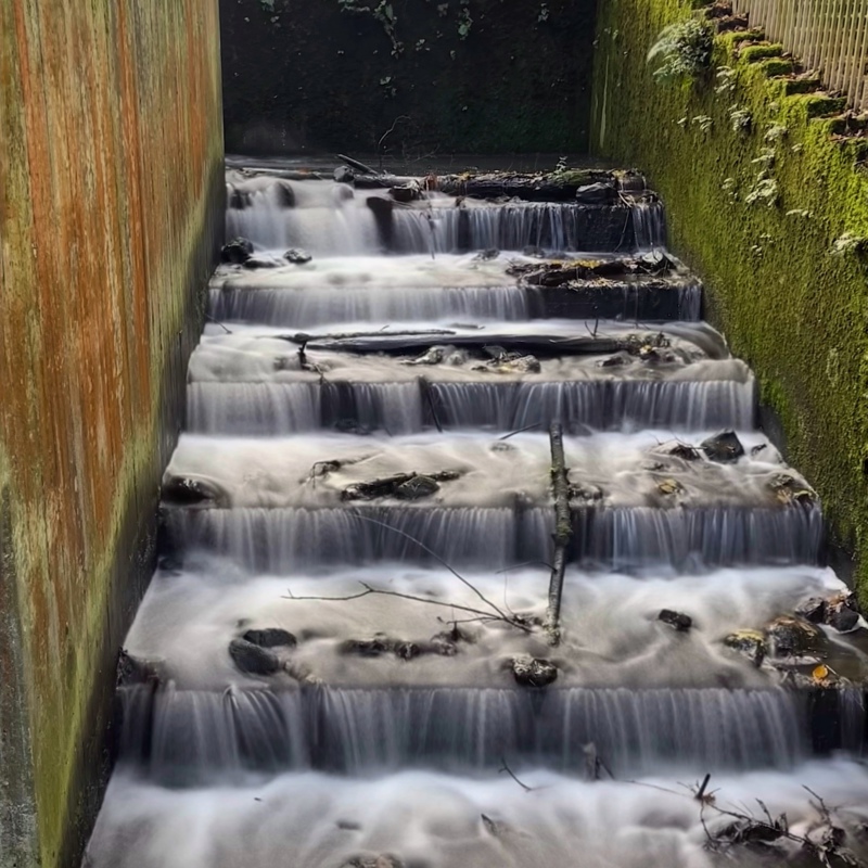 Watertrap bij de Cranenweyer in Kerkrade