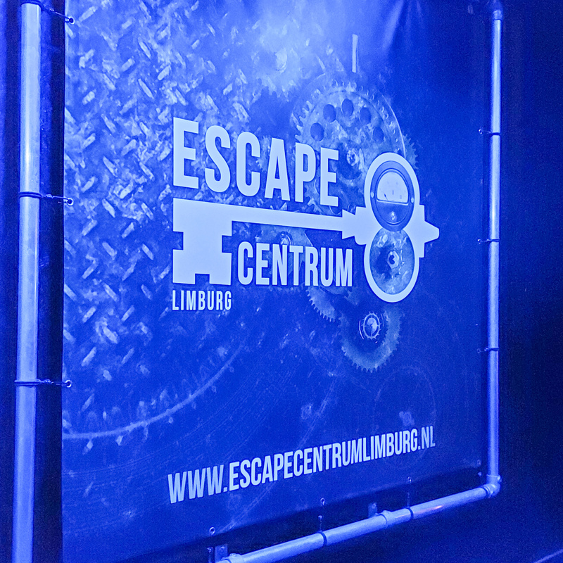 Logo van de escape room in sittard. 